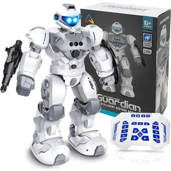 Toys for 6-10 Year Old Boys Girls, Rechargeable Remote Control Robot Toy - Picture 1 of 7